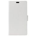 Etui Portefeuille Classique pour Huawei Y7 Prime - Blanc