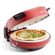 Machine à pizza Clatronic PM 3787 - 1200W - Rouge