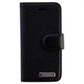 Etui en Cuir Commander Book Elite pour iPhone 5 / 5S / SE (Emballage ouvert - Excellent) - Noir