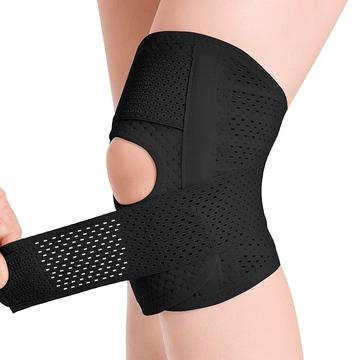 Genouillères de compression pour le sport - Course à pied et basket-ball - L - Noir