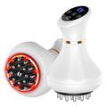 Appareil de massage sans fil 4-en-1 Bio-Pulse pour thérapie par la chaleur et la lumière - Blanc
