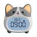 Réveil LED en forme de chien Corgi avec veilleuse