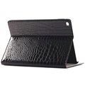 Etui Folio pour iPad Air 2 - Crocodile - Noir