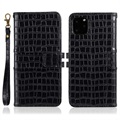 Étui Portefeuille iPhone 11 Pro Max - Série Crocodile