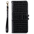 Etui Portefeuille iPhone 11 Pro - Série Crocodile