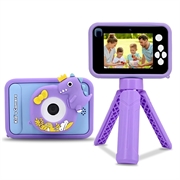 Appareil photo pour enfants avec trépied AC10 - violet