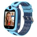 Montre connectée GPS/4G pour enfants DH10 avec fonction SOS - Bleue