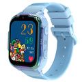 DH20 4G Kids Smart Watch avec caméra et appel vidéo - Langues : danois, norvégien, suédois, finnois - Bleu