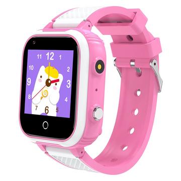 DH9S Kids Smart Watch avec GPS et SOS - Appel vidéo 4G et appareil photo, langues danoise, norvégienne, suédoise et finnoise