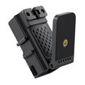 Support magnétique multifonctionnel pour DJI Osmo Pocket 4 - Filetage 1/4" - Noir
