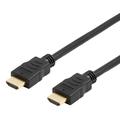 Deltaco Câble HDMI 2.0 haute vitesse avec Ethernet - 1m - Noir