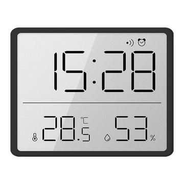 Réveil numérique / Horloge électrique LCD - Calendrier, affichage de la température et de l\'humidité