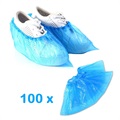 Couvre-chaussures en Plastique Jetables avec Élastique - 100 Pièces