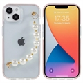 Coque iPhone 14 Plus en TPU - Série Dual-Color - Bracelet en Perles