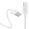 Dudao L1T Câble USB-A / USB-C - 3A, 1m - Blanc