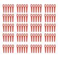 Lames de coupe en plastique durable pour coupe-herbe - 83mm, 100 Pcs.