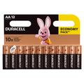 Piles alcalines Duracell Basic LR6/AA - 12 pièces