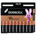 Piles alcalines Duracell Basic LR6/AA - 18 pièces