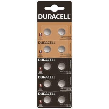 Pile bouton Duracell Mini G13/LR44 - 10 Pcs.