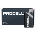Duracell Procell 6LR61/9V Piles alcalines 673mAh - 10 Pcs.