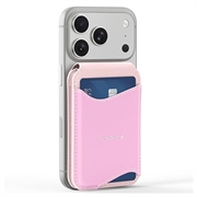 Porte-cartes magnétique Dux Ducis Arch avec MagSafe et protection RFID - Rose
