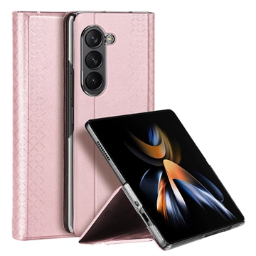 Étui à Rabat Samsung Galaxy Z Fold5 Dux Ducis Bril (Emballage ouvert - Excellent) - Rose