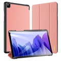 Étui à Rabat Samsung Galaxy Tab A7 10.4 (2020) Tri-Fold Dux Ducis Domo - Rose Doré
