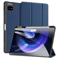 Étui à Rabat Xiaomi Pad 6/Pad 6 Pro Smart Tri-Fold Dux Ducis Domo - Bleu