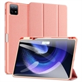 Étui à Rabat Xiaomi Pad 6/Pad 6 Pro Smart Tri-Fold Dux Ducis Domo - Rose