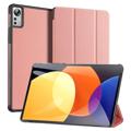 Étui à Rabat Xiaomi Pad 5 Pro 12.4 Tri-Fold Dux Ducis Domo - Rose