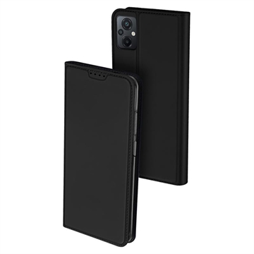 Étui à Rabat Xiaomi Poco M5 Dux Ducis Skin Pro - Noir