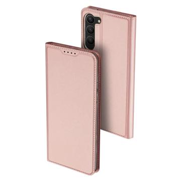 Étui à Rabat Samsung Galaxy S23 5G Dux Ducis Skin Pro (Emballage ouvert - Satisfaisant Bulk) - Rose