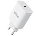 Chargeur mural rapide Duzzona T3 20W USB-C PD - Prise UE - Blanc