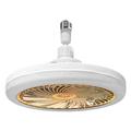 Ventilateur de plafond avec éclairage E27 et télécommande - Orange