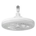 Ventilateur de plafond avec éclairage E27 et télécommande - Blanc