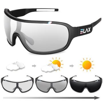 Lunettes de vélo polarisantes ELAX Alfa - Noir