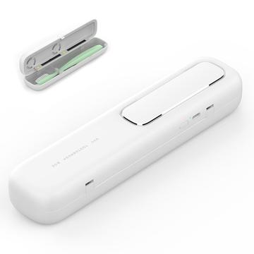 ES-X1 Brosse à dents portable et hygiénique pour le voyage et la maison - Blanc