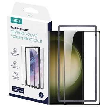 Protecteur d\'écran Samsung Galaxy S23 Ultra 5G en Verre Trempé ESR Screen Shield