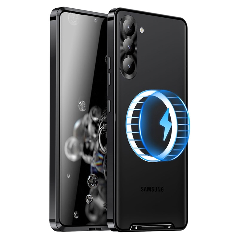 Coque Magnétique en Métal Compatible Samsung Galaxy S23 Ultra/ S23