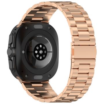 Bracelet en Acier Inoxydable Élégante Samsung Galaxy Watch Ultra - Rose doré