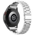 Bracelet en Acier Inoxydable Élégante Samsung Galaxy Watch4/Watch4 Classic/Watch5/Watch6 - Argenté