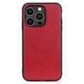 Coque iPhone 14 Pro en Cuir Elegant - Rouge