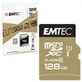 Carte MicroSD Emtec Elite Gold UHS-I U1 - ECMSDM128GXC10GP - 128Go