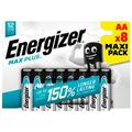 Piles alcalines Energizer Max Plus LR6/AA - 8 Pcs.