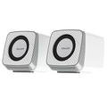 Enceintes de bureau filaires Erazer A200 2.0 - Blanc