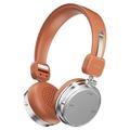 Casque sans fil rétro Erazer R1 avec réduction active du bruit (ENC) - Couleur café