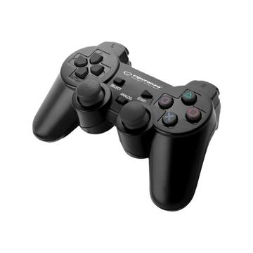Manette de jeu Esperanza Trooper pour PC, Sony PlayStation 3 - Noir