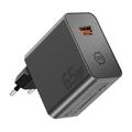 Chargeur mural GaN Essager ES-CD65 65W - USB-C/USB-A - Noir