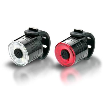 EverActive BL-X3R Ensemble de lumières LED pour vélo avec 3 modes - Noir