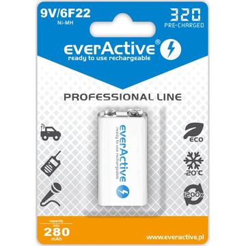 EverActive Professional Line EVHRL22-320 Batterie rechargeable 9V 320mAh